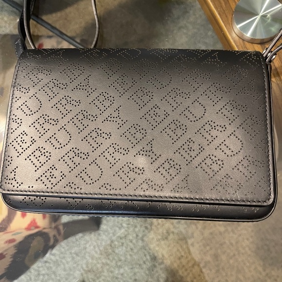 Burberry Hampshire Perforated Leather Crossbody - Picture 8 of 14